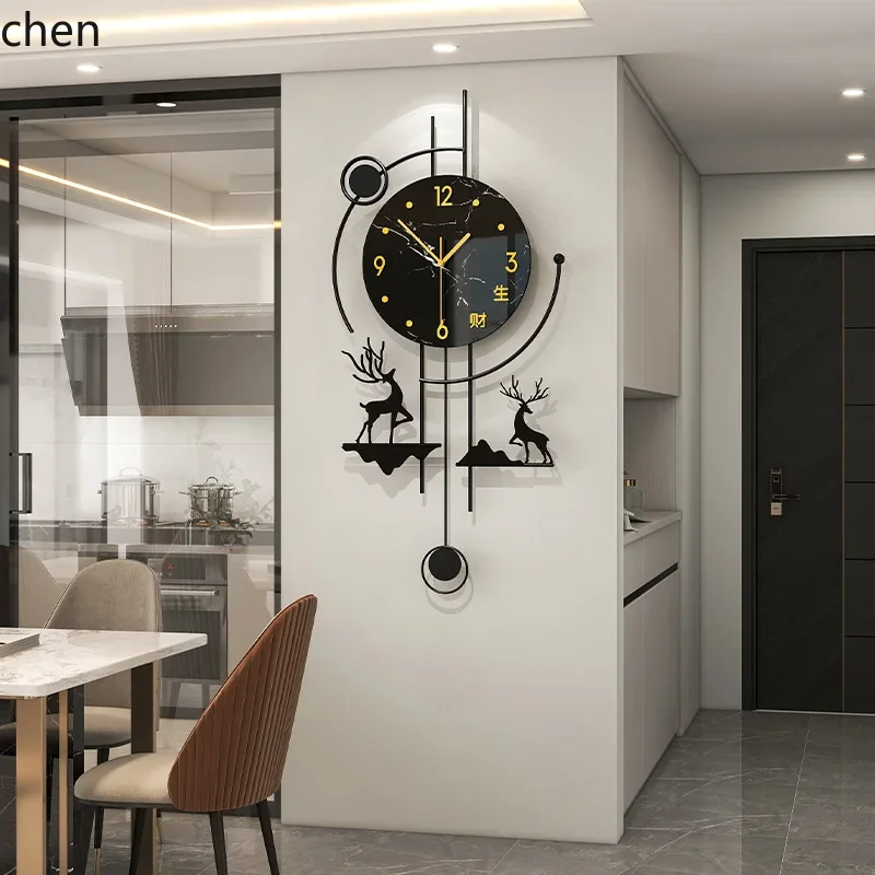 TQH-i7.7 Modern Light Luxury W - Wall Clock Silent ulasan dan harga