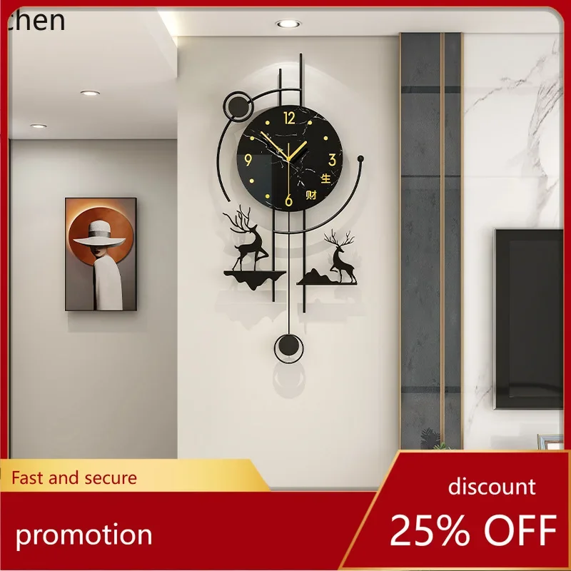 TQH-i7.7 Modern Light Luxury W - Wall Clock Silent ulasan dan harga