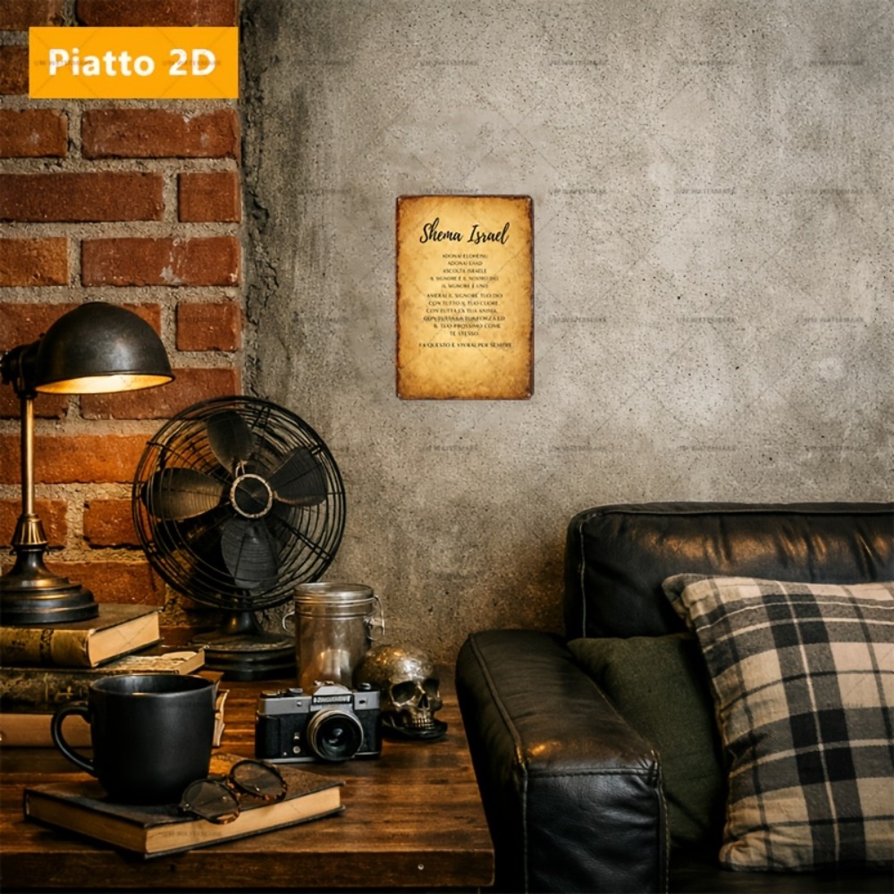 CIFBUY  Hebrew Scripture Alumi - Home Decor Living Room ulasan dan harga