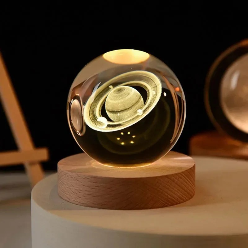6cm Crystal Ball Decoration As - Home Decor Glass ulasan dan harga