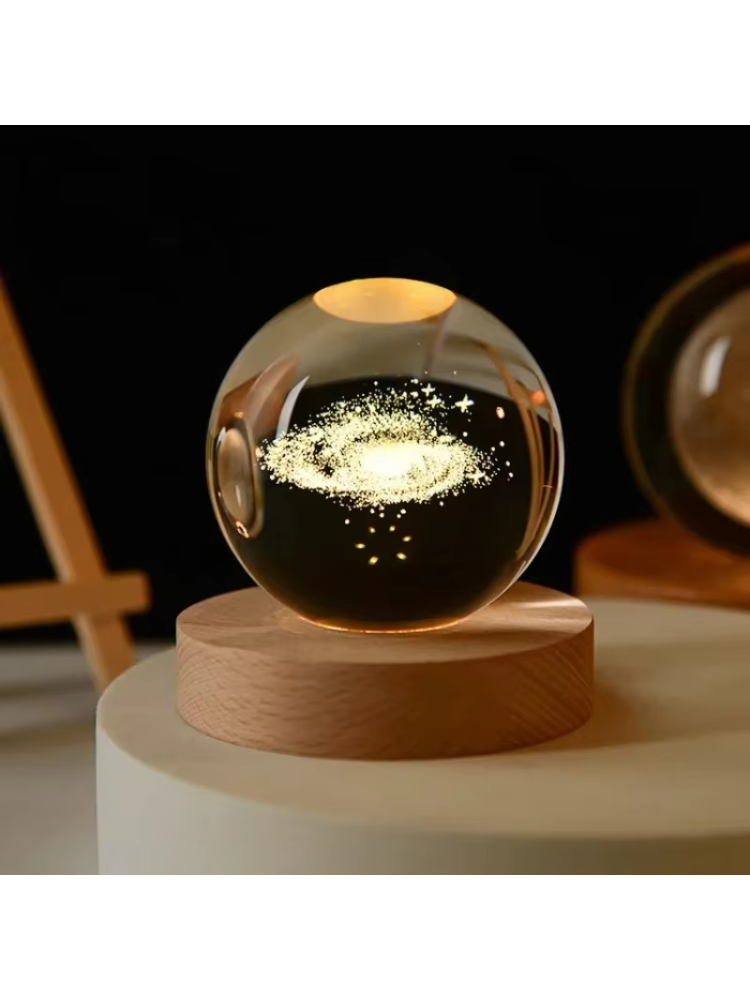 6cm Crystal Ball Decoration As - Home Decor Glass ulasan dan harga
