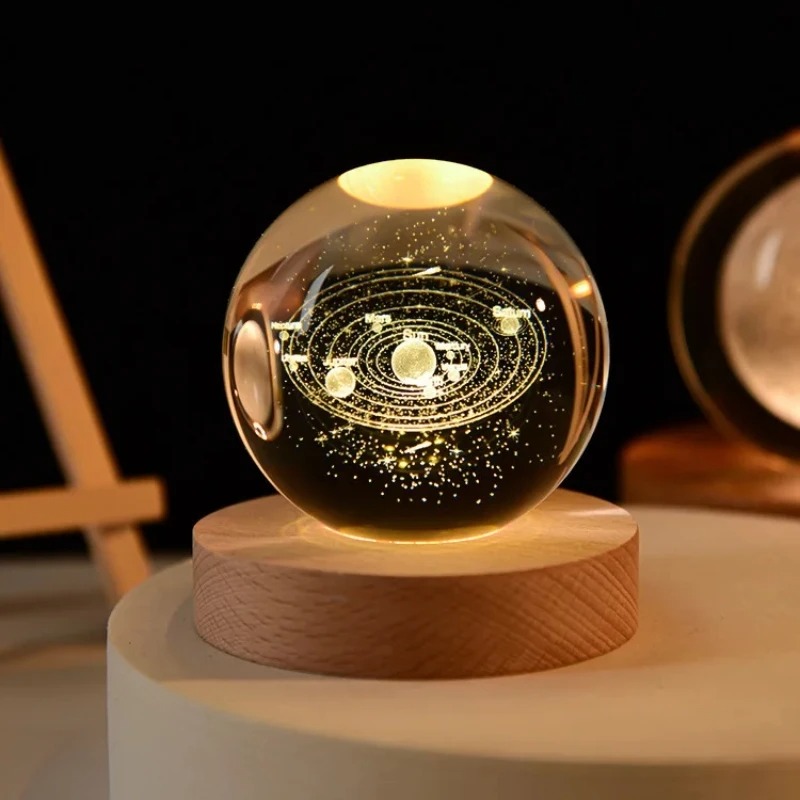 6cm Crystal Ball Decoration As - Home Decor Glass ulasan dan harga