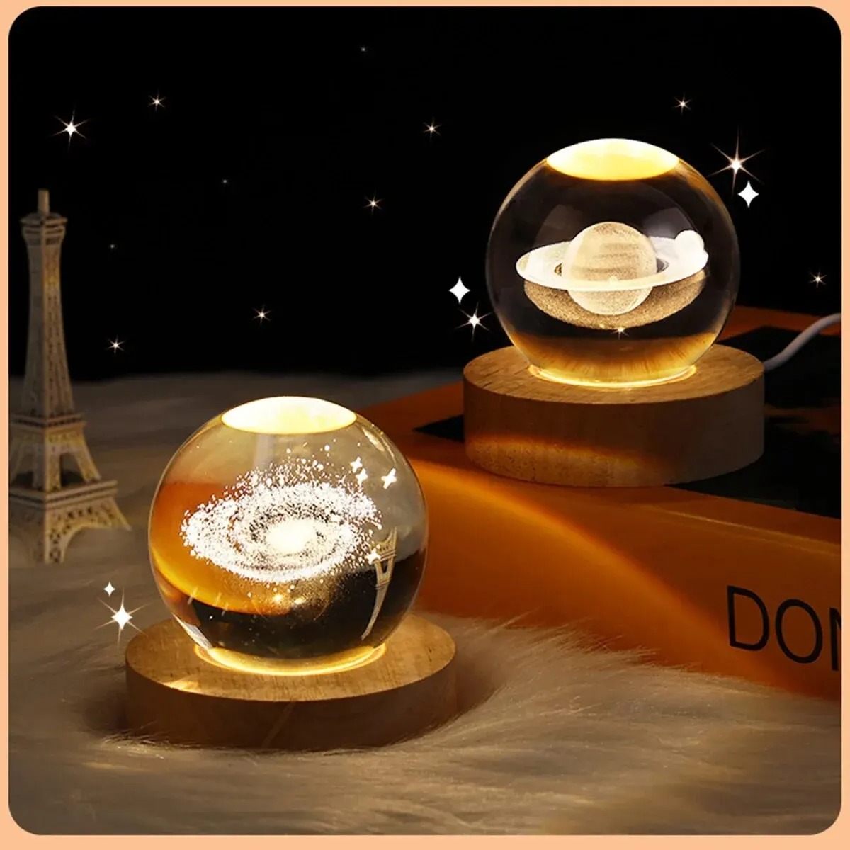 6cm Crystal Ball Decoration As - Home Decor Glass ulasan dan harga